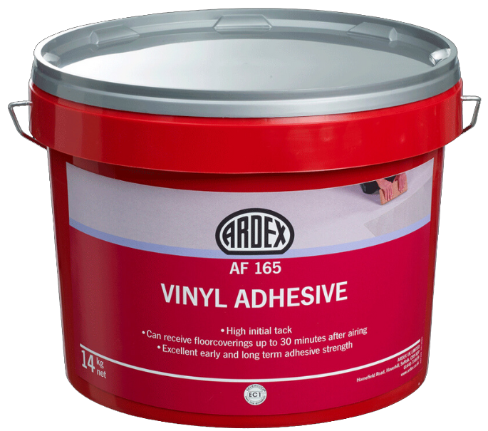 ARDEX AF 165 Vinyl Adhesive with Excellent Bond Strength