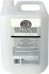 ARDEX E 100 Additive to Improve Screeding Mortars, and for Bonding/Slurry Grouts
