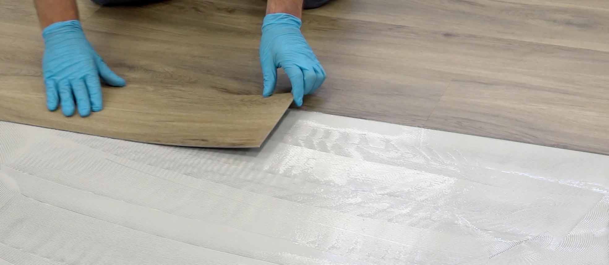 Floor adhesive for LVT