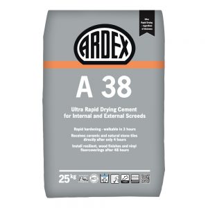 ARDEX A 38 Ultra Rapid Drying Cement for Internal & External Screeds