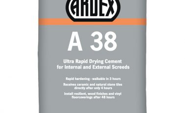 ARDEX A 38 Ultra Rapid Drying Cement for Internal & External Screeds