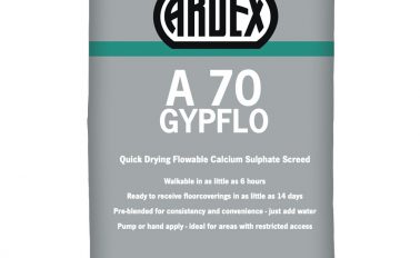 ARDEX A 70 GYPFLO - quick drying, flowable Calcium Sulphate screed