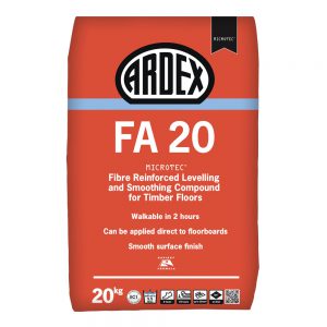 Fibre reinforced smoothing compound
