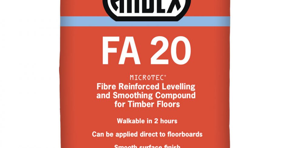 Fibre reinforced smoothing compound