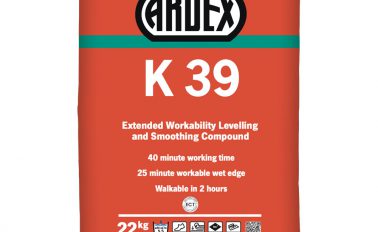Extended Workability, High Flow Levelling and Smoothing Compound