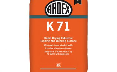 ARDEX K 71 Rapid Drying Industrial Topping and Wearin Surface