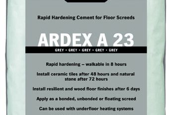 ARDEX A 23 Rapid Drying Cement for Internal Screeds